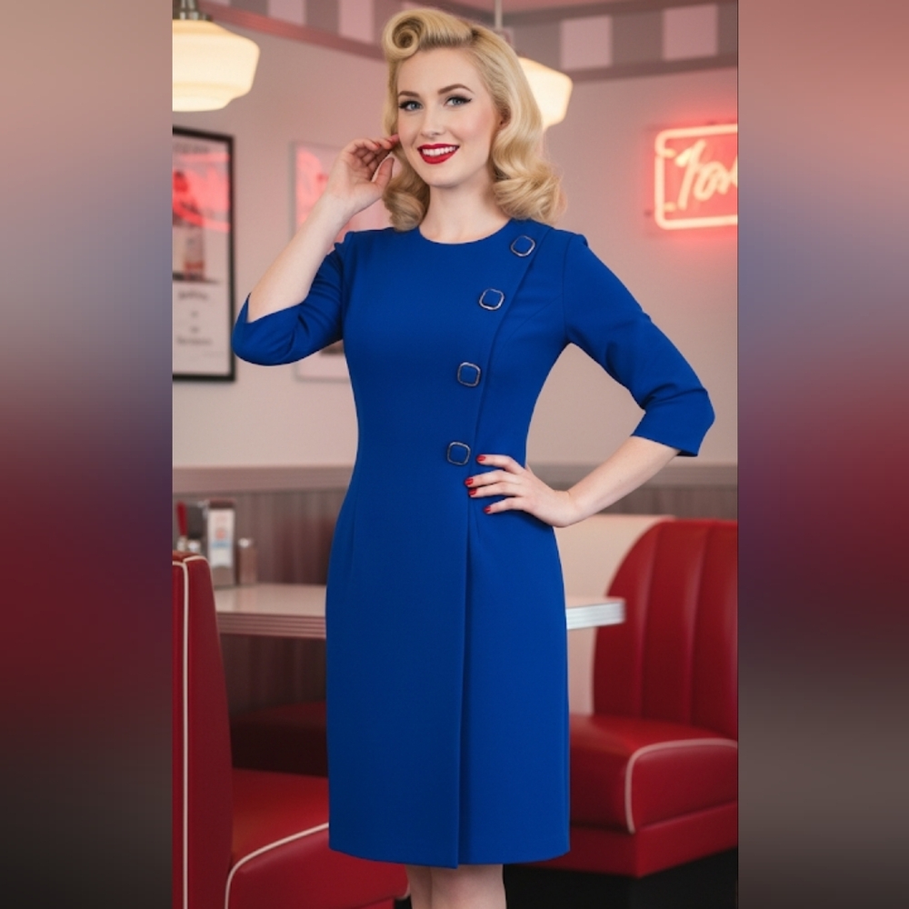 Sandra Angelozzi Blue Dress Size XS (32)